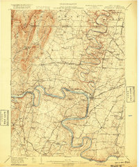 Williamsport 1912 topographic map thumbnail