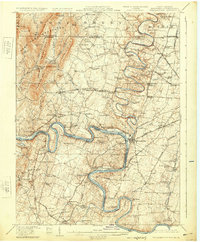 Williamsport 1912 topographic map thumbnail