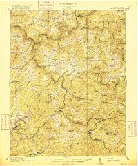 Winona 1916 topographic map thumbnail
