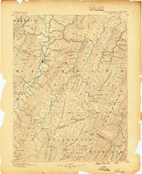 Beverly 1889 topographic map thumbnail