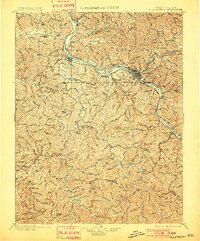Charleston 1899 topographic map thumbnail