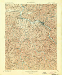 Charleston 1899 topographic map thumbnail