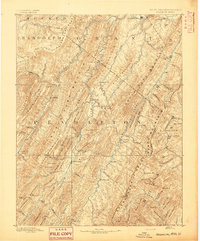 Franklin 1892 topographic map thumbnail
