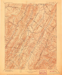 Franklin 1896 topographic map thumbnail
