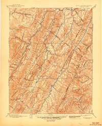 Franklin 1896 topographic map thumbnail