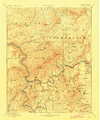 Hinton 1892 topographic map thumbnail