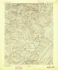 Huntersville topographic map thumbnail