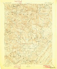 Huntersville 1894 topographic map thumbnail