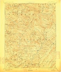 Huntersville 1894 topographic map thumbnail