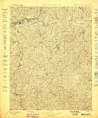 Huntington 1898 topographic map thumbnail