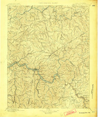 Kanawha Falls 1900 topographic map thumbnail