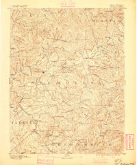 Nicholas 1889 topographic map thumbnail