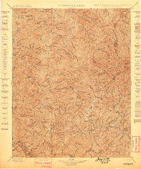 Oceana 1898 topographic map thumbnail