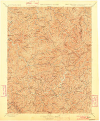 Oceana 1898 topographic map thumbnail