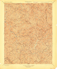 Oceana 1898 topographic map thumbnail