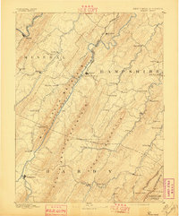Romney 1891 topographic map thumbnail