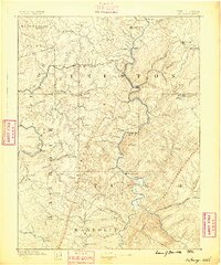 St. George 1886 topographic map thumbnail