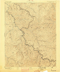 Warfield 1891 topographic map thumbnail