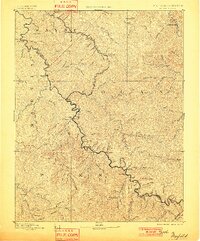 Warfield 1891 topographic map thumbnail