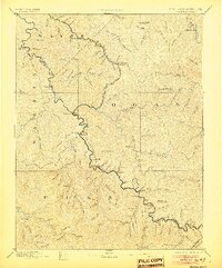 Warfield 1891 topographic map thumbnail