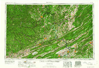 Bluefield 1961 topographic map thumbnail