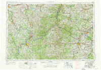 Clarksburg 1956 topographic map thumbnail