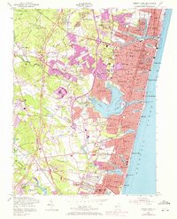 Asbury Park 1954 topographic map thumbnail