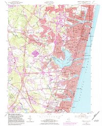 Asbury Park 1954 topographic map thumbnail