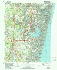Asbury Park 1989 topographic map thumbnail