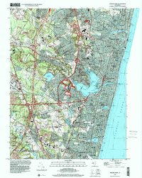 Asbury Park 1995 topographic map thumbnail
