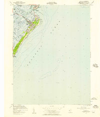 Avalon 1953 topographic map thumbnail
