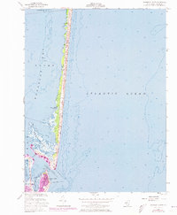 Barnegat Light 1953 topographic map thumbnail