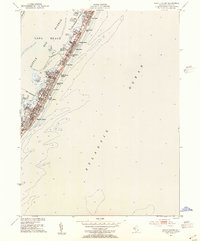 Beach Haven 1951 topographic map thumbnail