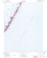 Beach Haven 1951 topographic map thumbnail