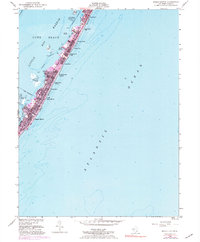Beach Haven 1951 topographic map thumbnail