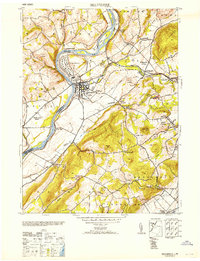 Belvidere 1953 topographic map thumbnail