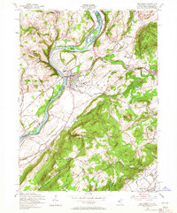 Belvidere 1955 topographic map thumbnail