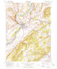 Belvidere 1955 topographic map thumbnail