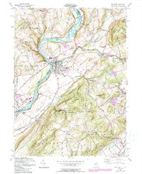 Belvidere 1955 topographic map thumbnail