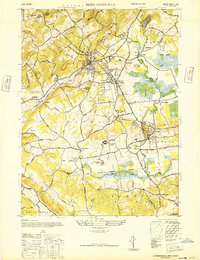 Bernardsville 1947 topographic map thumbnail