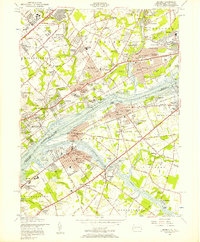 Beverly 1955 topographic map preview