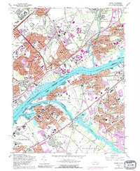 Beverly 1966 topographic map thumbnail