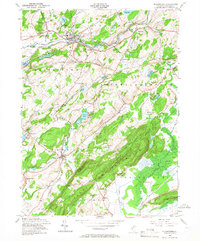 Blairstown 1954 topographic map thumbnail