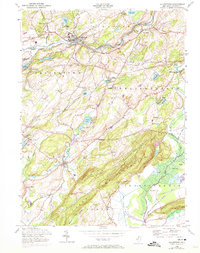 Blairstown 1954 topographic map thumbnail