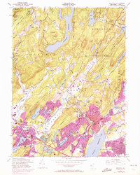 Boonton 1954 topographic map thumbnail