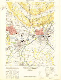 Bound Brook 1947 topographic map thumbnail