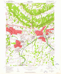 Bound Brook 1955 topographic map thumbnail
