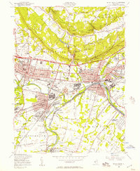 Bound Brook 1955 topographic map thumbnail