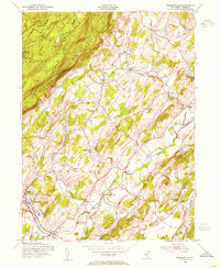 Branchville 1954 topographic map preview