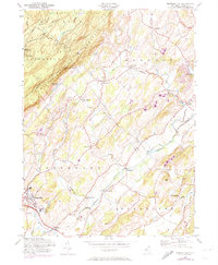 Branchville 1954 topographic map thumbnail